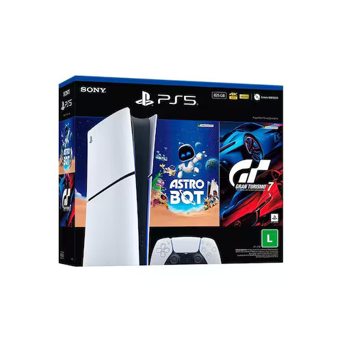 Playstation 5 825gb slim midia digital + astrobot/ Gran turismo 7