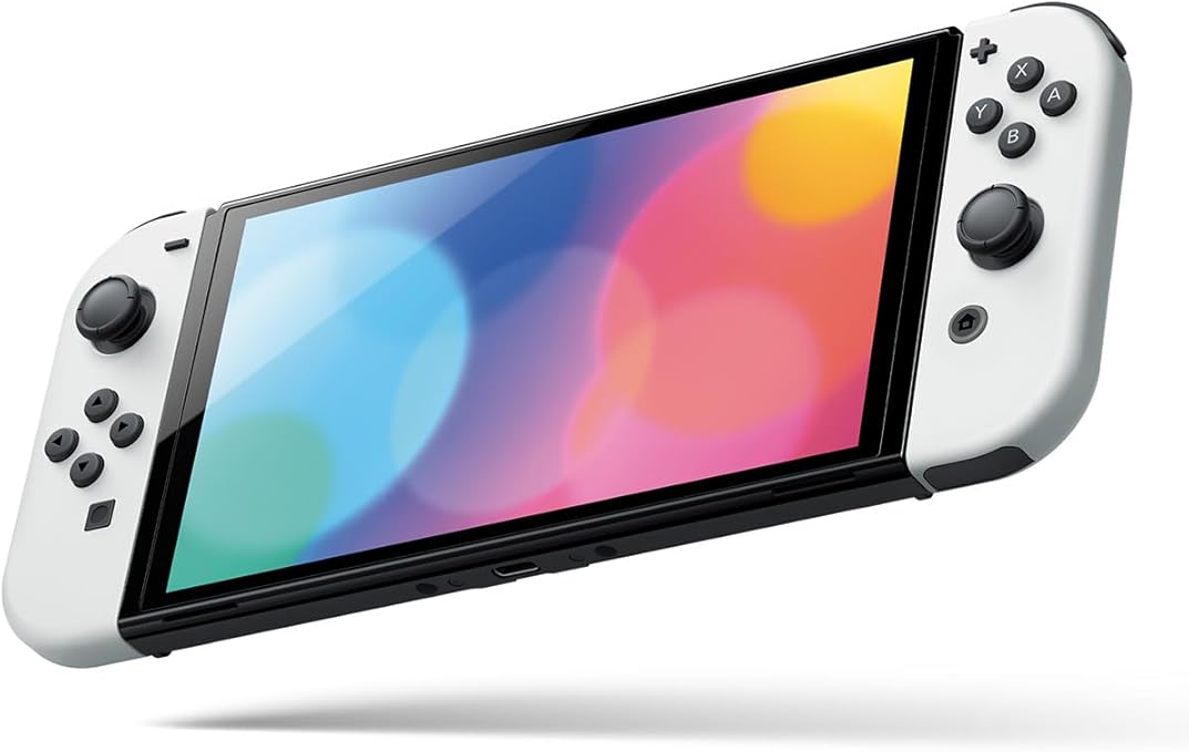 Bundle Nintendo Switch OLED + Super Mario Bros. Wonder desbloqueado 128 gb + 40 jogos na memoria